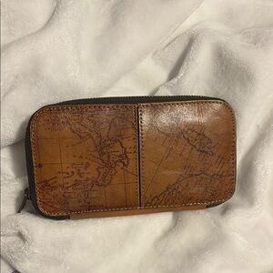 Patricia Nash Map Print Wallet